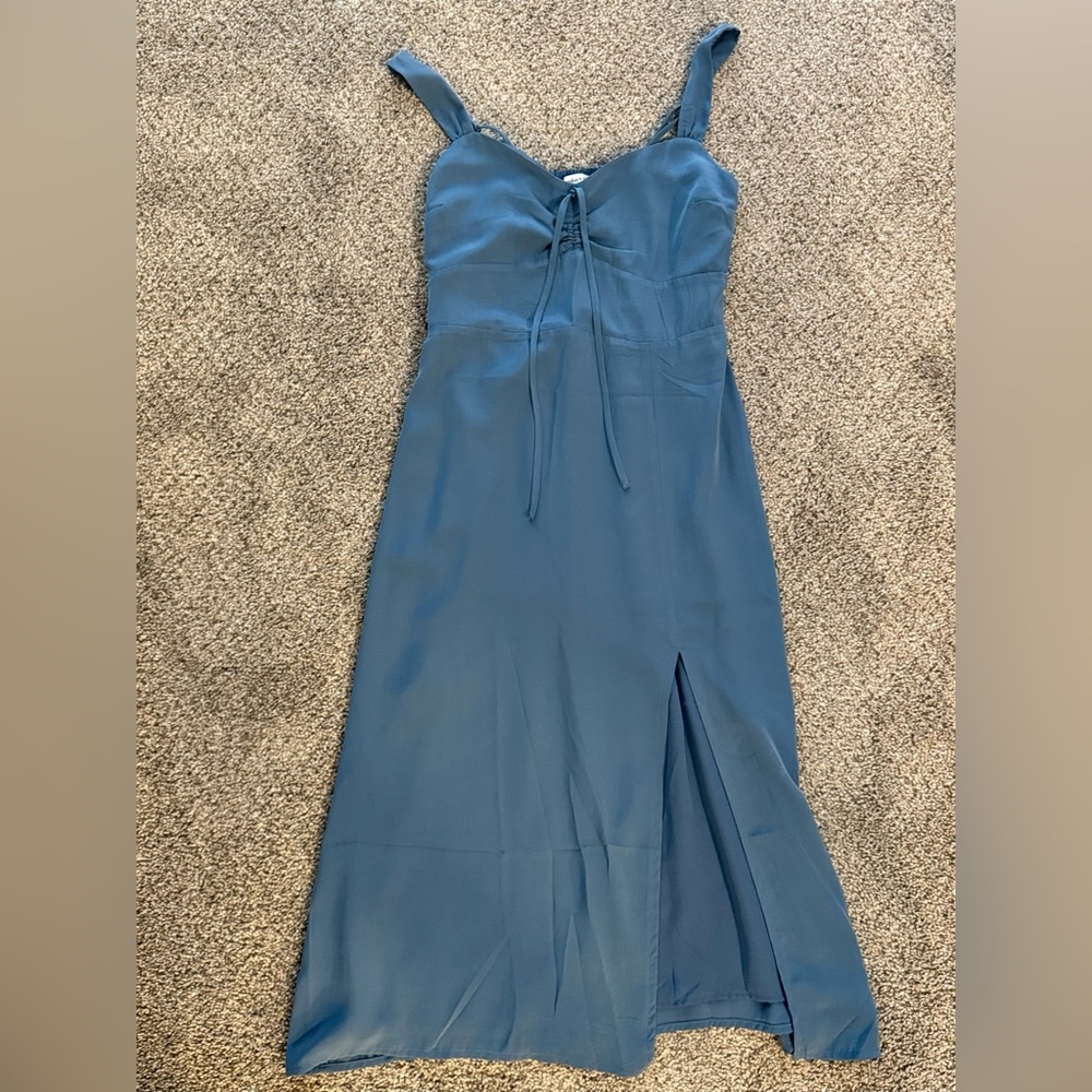 Abercrombie& fish - Blue dress- size S P- open leg